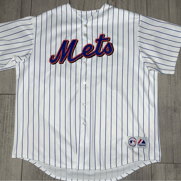 New York Mets David Wright #5 Majestic Stitched Jersey Sz 2XL Used White - Picture 1 of 11